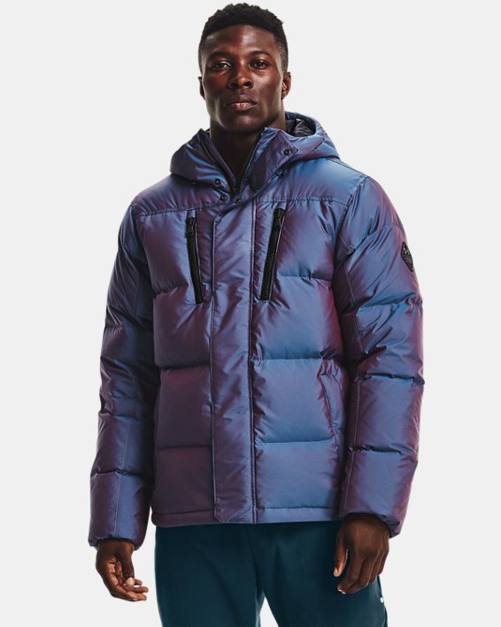 Men's ColdGear® Infrared Down Iridescent Jacket, Blue, pdpMainDesktop image number 0